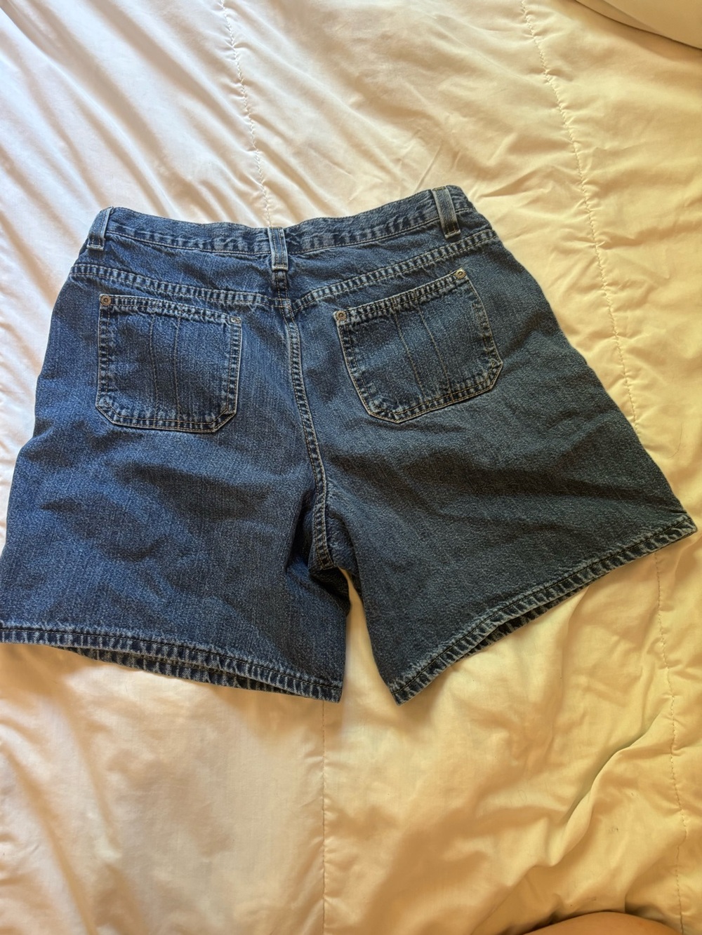 Faded Glory Dark Blue Denim Jean Shorts - Picture 2 of 5